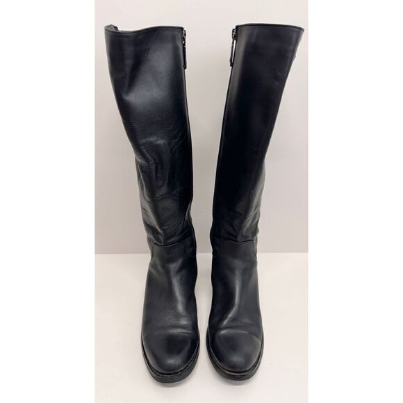 Blondo Knee High Black Boots Size 6 Women’s Waterproof Zip Up Block Heel - Picture 4 of 8